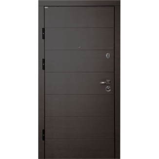 Вхідні двері Б 308 Венге горизонт темний Вхідні двері Б 308 Венге горизонт темний