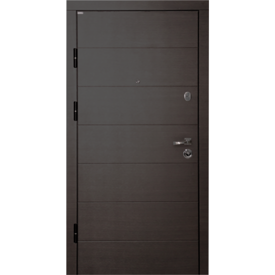 Вхідні двері Б 308 Венге горизонт темний Вхідні двері Б 308 Венге горизонт темний
