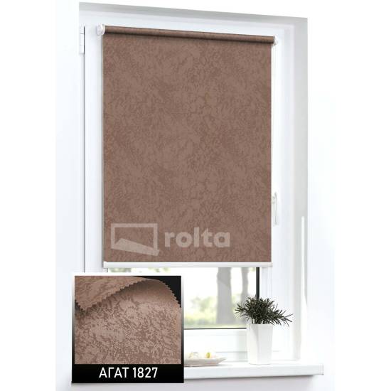 Тканинні ролети Агат 1827 коричневий