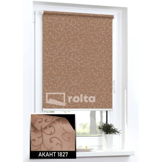 Тканинні ролети Акант 1827 коричневий