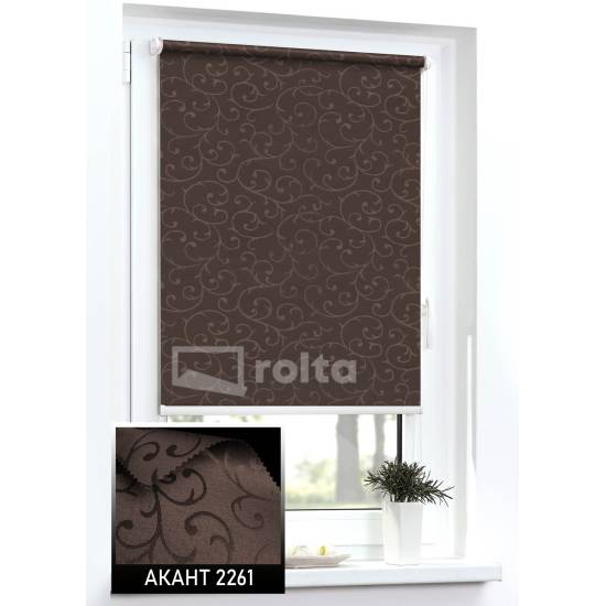 Тканинні ролети Акант 2261 Коричневий