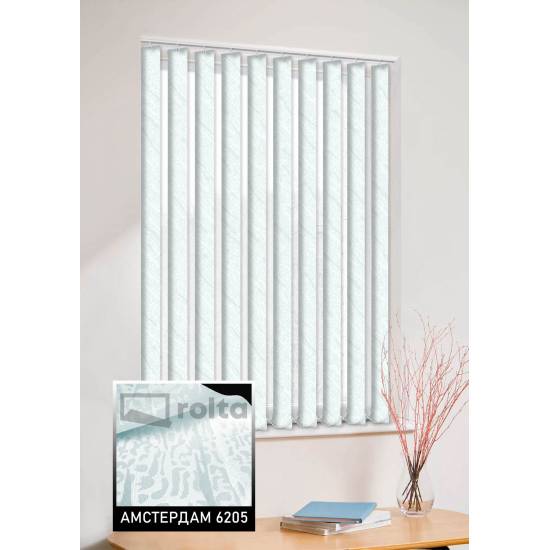 Вертикальні жалюзі Амстердам 6205 голубий Вертикальні жалюзі Амстердам 6205 голубий