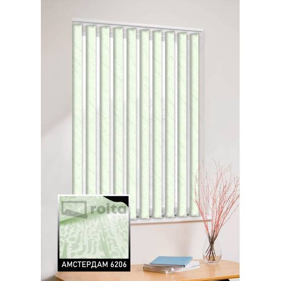 Вертикальні жалюзі Амстердам 6206 зелений