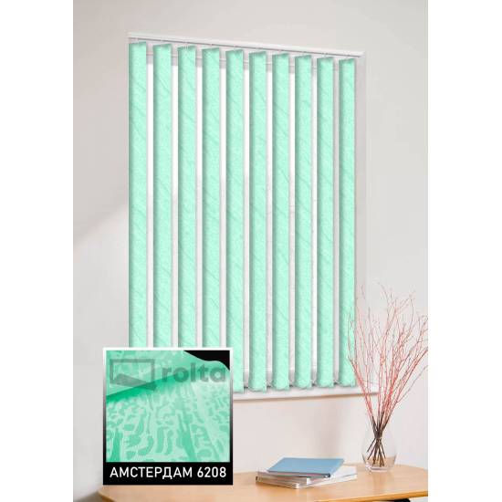 Вертикальні жалюзі Амстердам 6208 бірюзовий