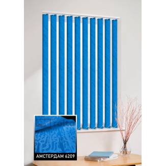 Вертикальні жалюзі Амстердам 6209 синій