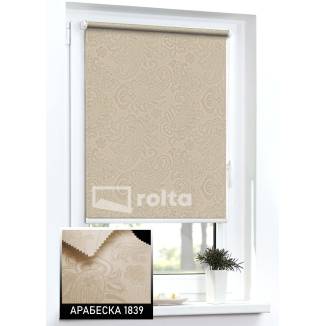 Тканинні ролети Арабеска 1839 кофейний
