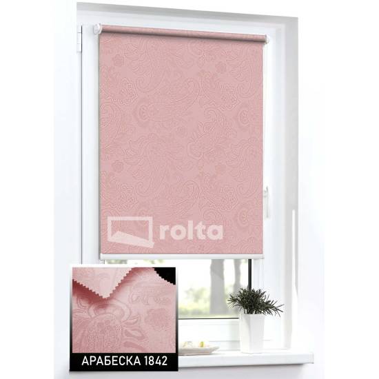 Тканинні ролети Арабеска 1842 рожевий Тканинні ролети Арабеска 1842 рожевий