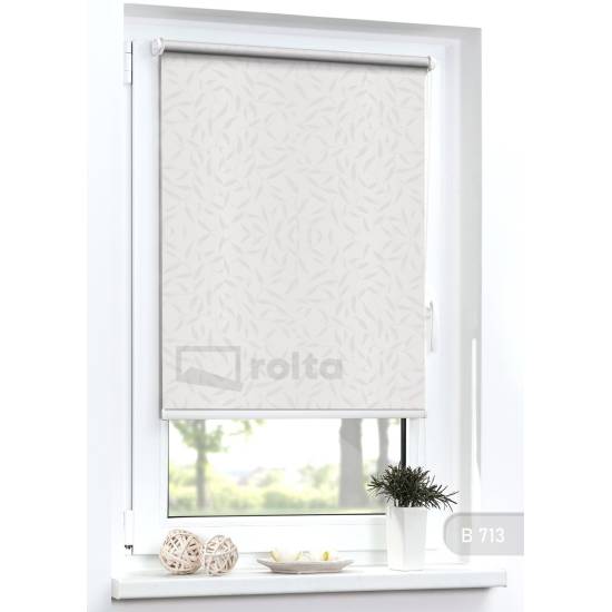 Тканинні ролети В 713 білі квіточки