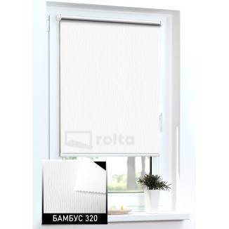 Тканинні ролети Бамбус 320 білий
