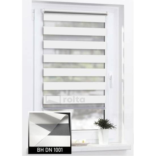 Ролети день-ніч DN 1001 білий Ролети день-ніч DN 1001 білий