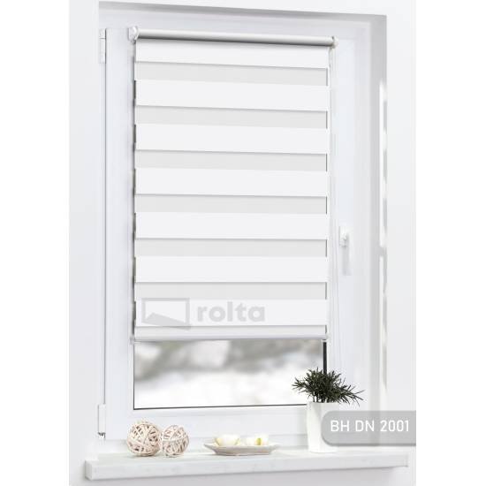 Ролети день-ніч DN 2001 білий Ролети день-ніч DN 2001 білий