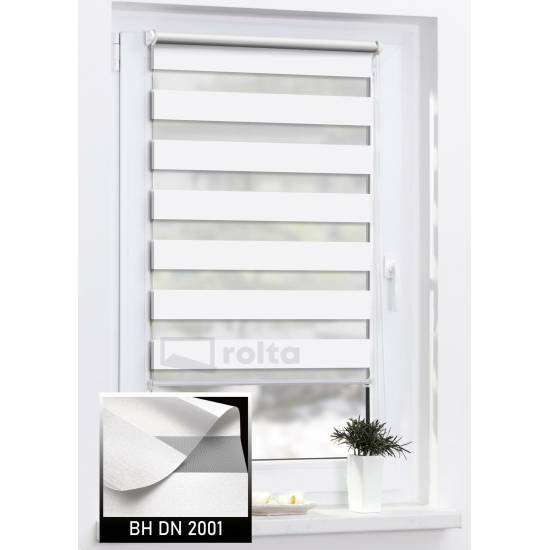 Ролети день-ніч DN 2001 білий Ролети день-ніч DN 2001 білий
