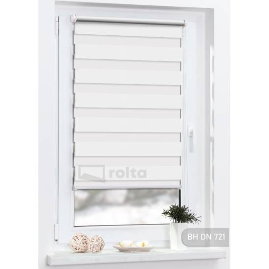 Ролети день-ніч блекаут DN 721 білий Ролети день-ніч блекаут DN 721 білий