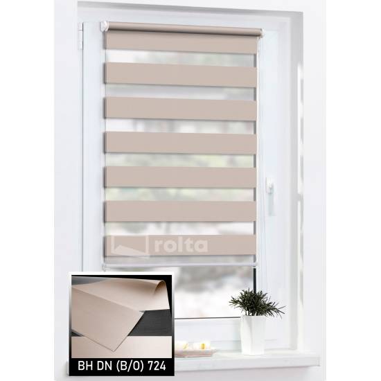 Ролети день-ніч блекаут DN 724 пудра