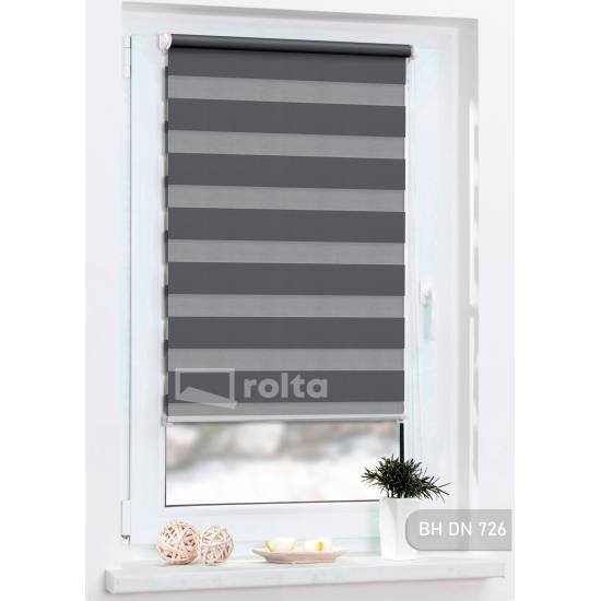 Ролети день-ніч блекаут DN 726 графіт