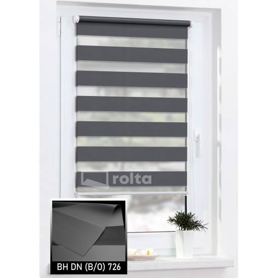 Ролети день-ніч блекаут DN 726 графіт