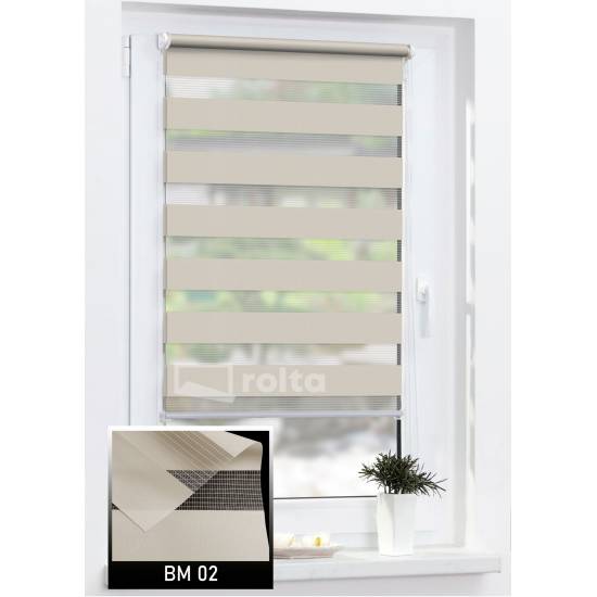 Ролети день-ніч BM 02 світло коричневий