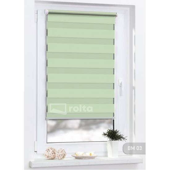 Ролети день-ніч BM 03 зелений Ролети день-ніч BM 03 зелений