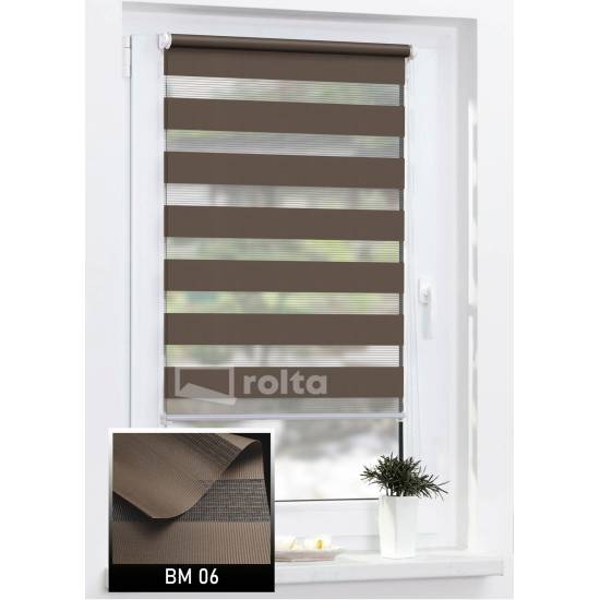 Ролети день-ніч BM 06 коричневий