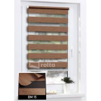 Ролети день-ніч BM 15 темно коричневий