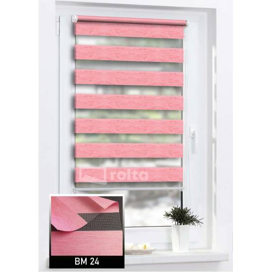 Ролети день-ніч BM 24 рожевий