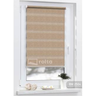 Ролети день-ніч BM 2504 коричнево срібло