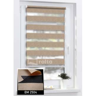 Ролети день-ніч BM 2504 коричнево срібло