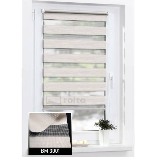 Ролети день-ніч BM 3001 беж Ролети день-ніч BM 3001 беж
