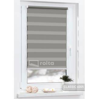 Ролети день-ніч CLASSIC 6005 сірий кварц