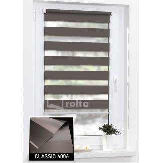 Ролети день-ніч CLASSIC 6006 шоколад
