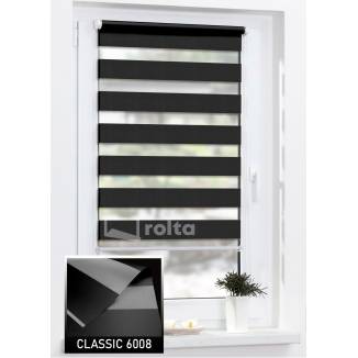 Ролети день-ніч CLASSIC 6008 чорний
