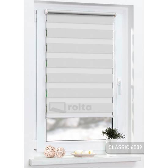 Ролети день-ніч CLASSIC 6009 сірий Ролети день-ніч CLASSIC 6009 сірий