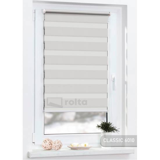 Ролети день-ніч CLASSIC 6010 темно сірий