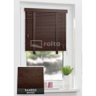 Дерев'яні жалюзі 25мм BAMBOO Wenge