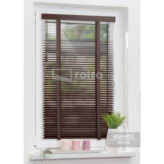 Дерев'яні жалюзі 25мм BAMBOO Wenge