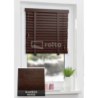 Дерев'яні жалюзі 50мм BAMBOO Wenge