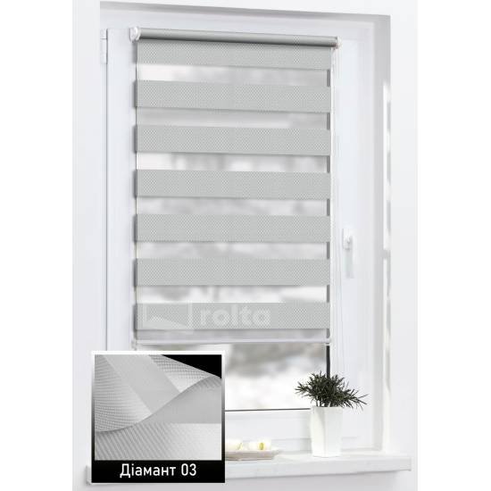 Ролети день-ніч Діамант 3 срібний Ролети день-ніч Діамант 3 срібний