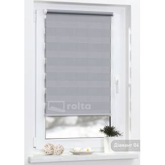 Ролети день-ніч Діамант 4 сірий