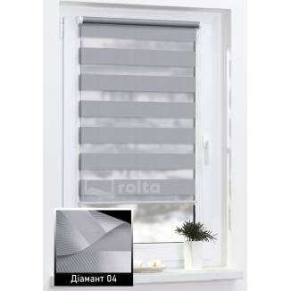 Ролети день-ніч Діамант 4 сірий