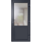Двері металопластикові Вікнарофф скло 24мм Fenster400 850х2050 мм колір зовні антрацит 3