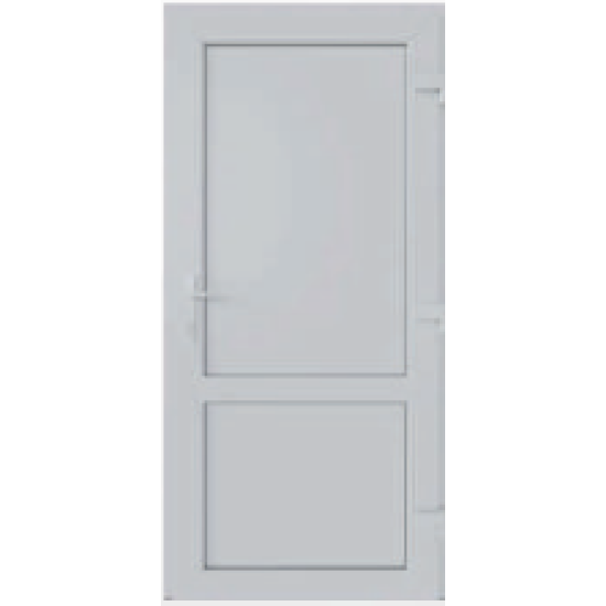 Двері металопластикові Вікнарофф термопанель 24мм Fenster400 850х2050 мм 