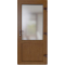 Двері металопластикові Вікнарофф скло 24мм Fenster400 850х2050 мм колір зовні золотий дуб
