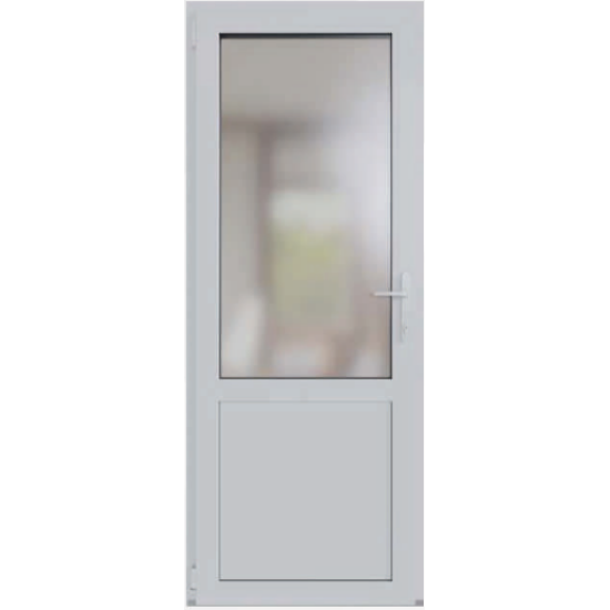 Двері металопластикові Вікнарофф матове скло 24мм LWS 3 800х2000 мм 
