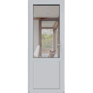 Двері металопластикові Вікнарофф скло 24мм LWS 3 800х2000 мм 