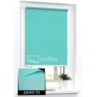 Тканинні ролети Джинс 731 зелений