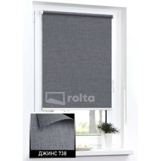 Тканинні ролети Джинс 738 антрацит