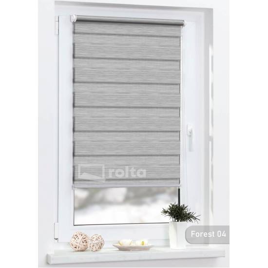Ролети день-ніч блекаут FOREST 04 світло-сірий Ролети день-ніч блекаут FOREST 04 світло-сірий