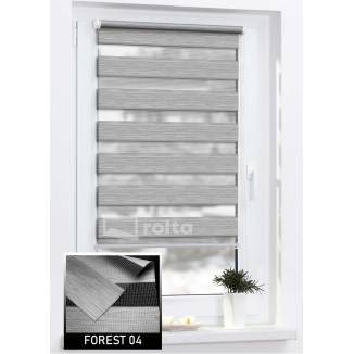 Ролети день-ніч блекаут FOREST 04 світло-сірий