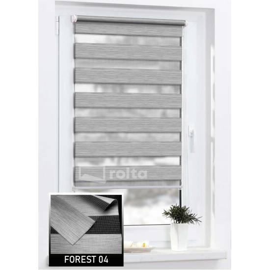 Ролети день-ніч блекаут FOREST 04 світло-сірий Ролети день-ніч блекаут FOREST 04 світло-сірий