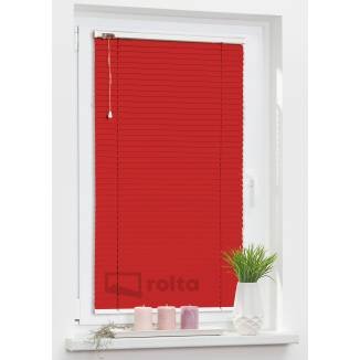 Горизонтальні жалюзі алюмінієві 10 червоні